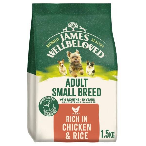 James Wellbeloved Small Breed 1.5kg