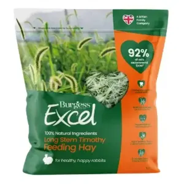 Burgess Excel Long Stem Feeding Hay 1kg