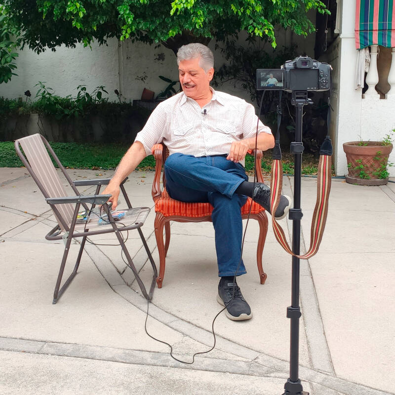 Día de grabación de nuestra serie "El mundo de CAPULINA"