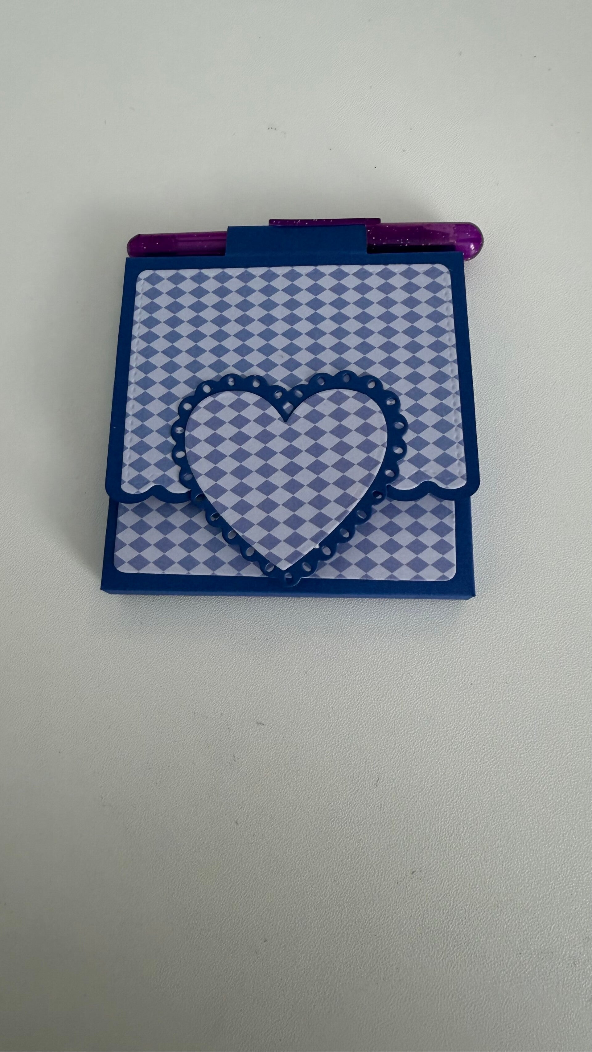 dmade Sticky Note Holder with Pen – Pocket Post-It Note Holder
