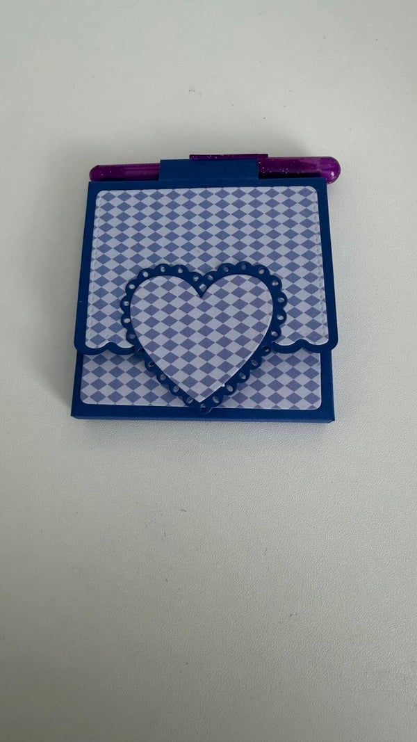 dmade Sticky Note Holder with Pen – Pocket Post-It Note Holder