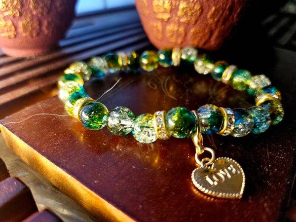 Armband grüne Liebe