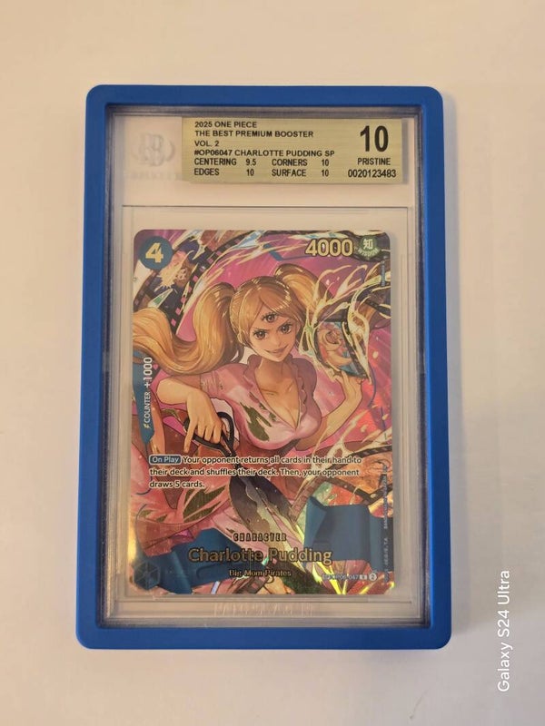 BGS 10 - 2025 One Piece PRB02-Premium Booster One Piece Card The Best Vol.2 Charlotte Pudding Special Alternate Art - OP06-047