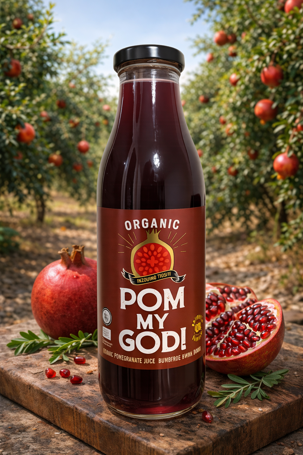 Bio Granatapfelsaft - 100% naturrein (500 ml)