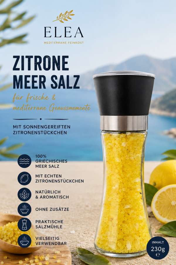 Zitrone Meersalz