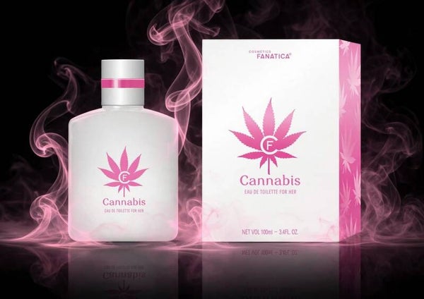 Eau de Toilette Cosmetica Fanatica "Cannabis", for HER - pink, 100ml