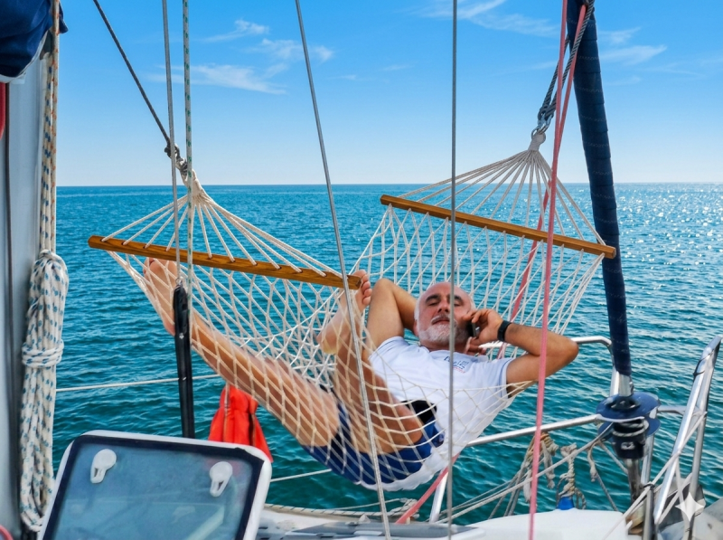 Skipper relaxing