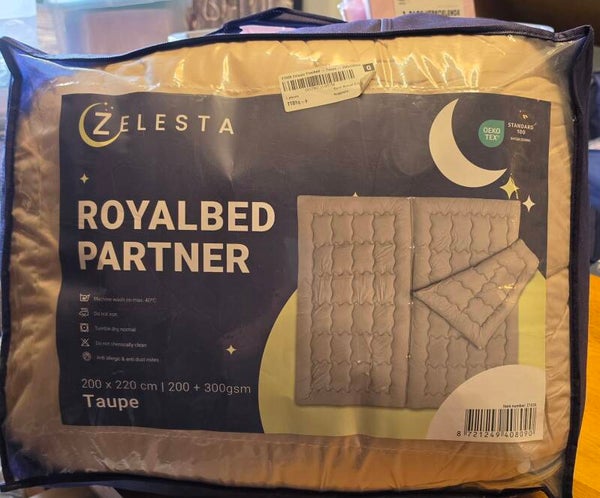 Royalbed Partner Taupe 200x220 cm