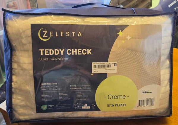 Teddy Check Crème 140x200 cm