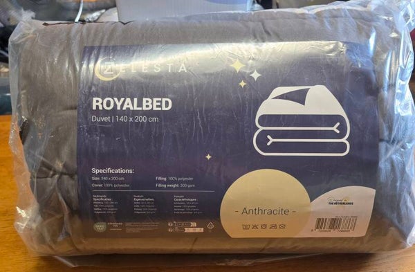 Royalbed Antraciet 140x200 cm (zie omschrijving)