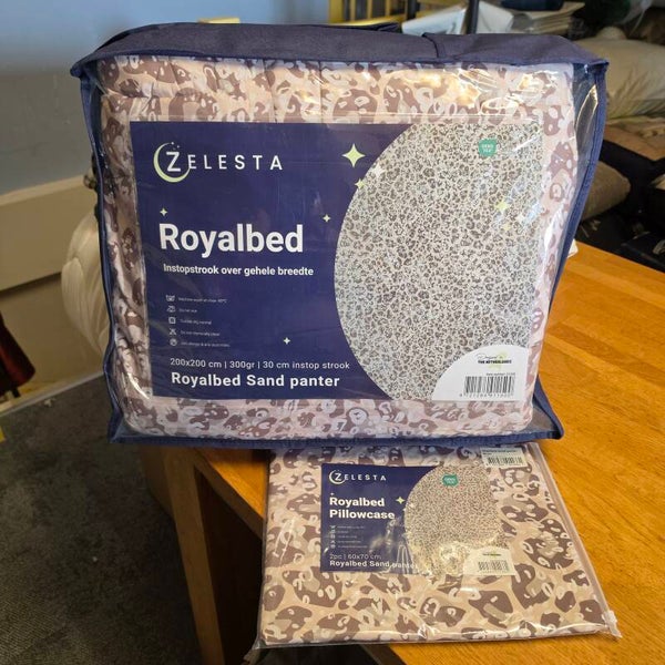 Royalbed Sand Panter 200x200 (incl. kussenslopen)