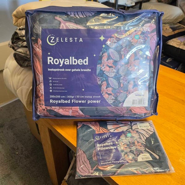 Royalbed Flower Power 200x200 (incl. kussenslopen)