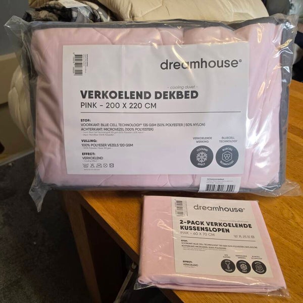 Dreamhouse verkoelende dekbed Pink 200x220 cm