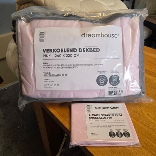 Dreamhouse Pink verkoelende dekbed 240x220 cm