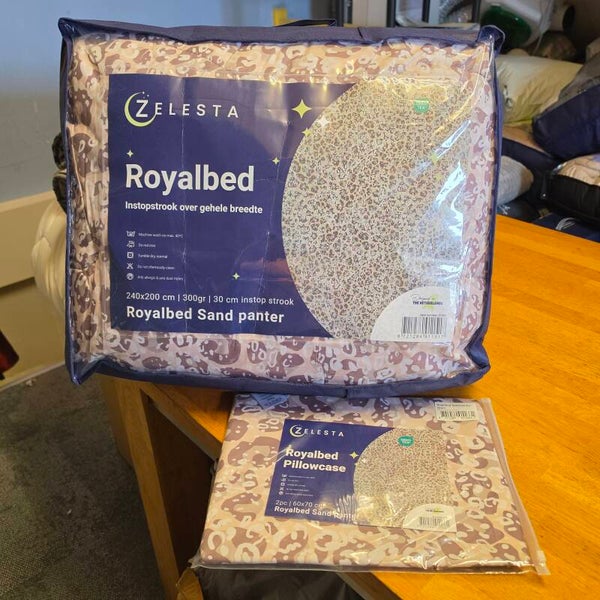Royalbed Sand Panter 240x200 (incl. kussenslopen)