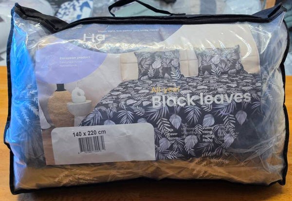 Happybed Black Leaves 140x220 cm