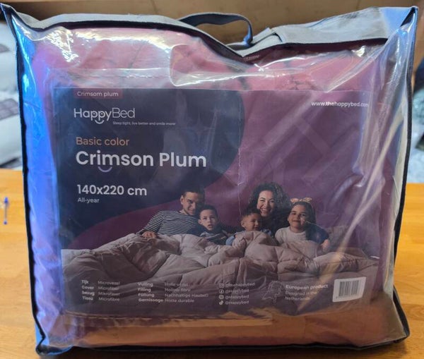 Happybed Crimson Plum 140x220 cm