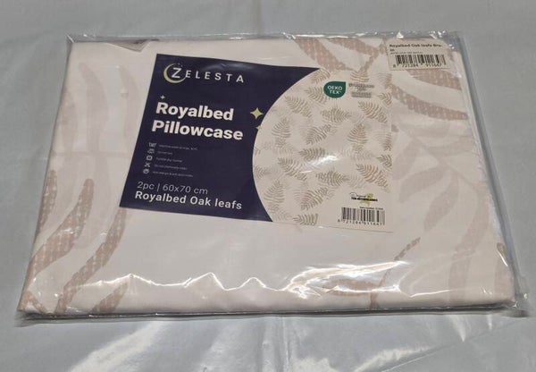 Royalbed Pillowcase Oak Leafs 60x70 cm