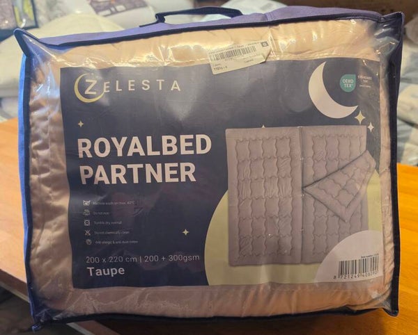 Royalbed Partner Taupe 200x220 cm