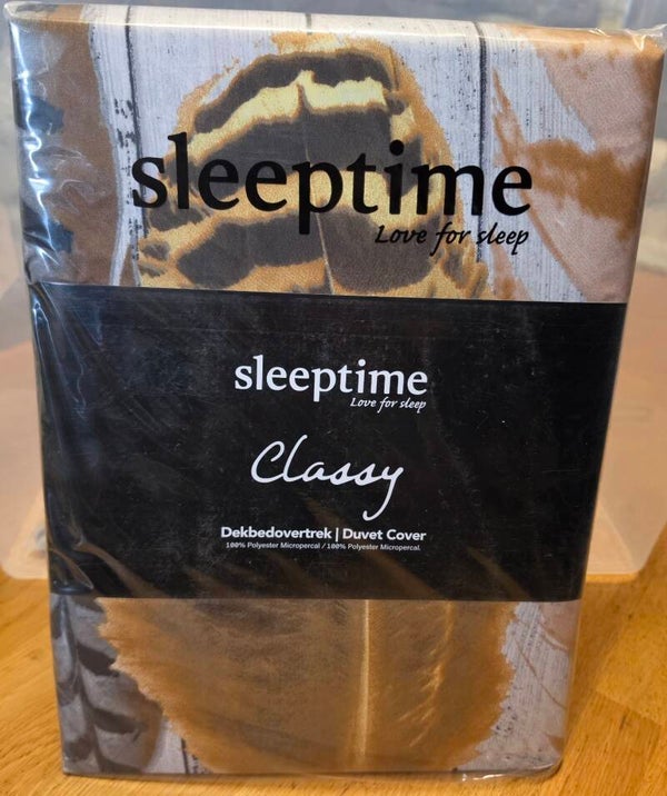 Sleeptime Urban Feathers White – 140x200/220 cm