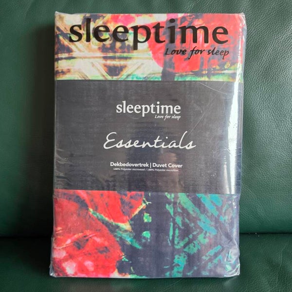 Sleeptime Arina Red Dekbedovertrek – 240x220 cm