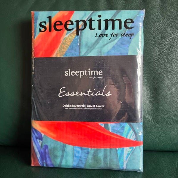 Sleeptime Nadin Turquoise Dekbedovertrek – 240x220 cm
