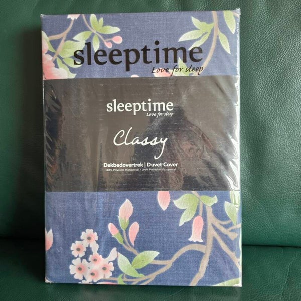 Sleeptime Elda Antracite Dekbedovertrek – 240x220 cm