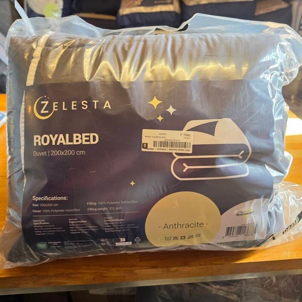 Royalbed Antraciet 200x200 cm (zie omschrijving)