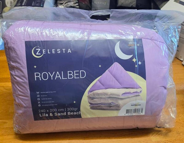 Royalbed Lila en Sand Beach 240x200 cm