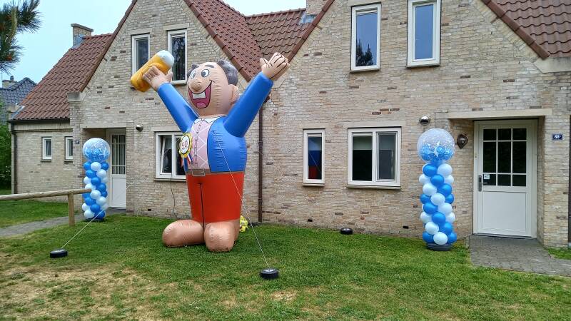 Abraham met Texel Balloon decoratie