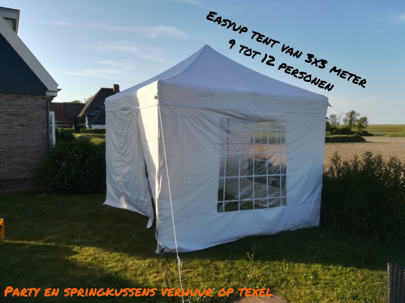 3 x 3 meter EasyUp tenten