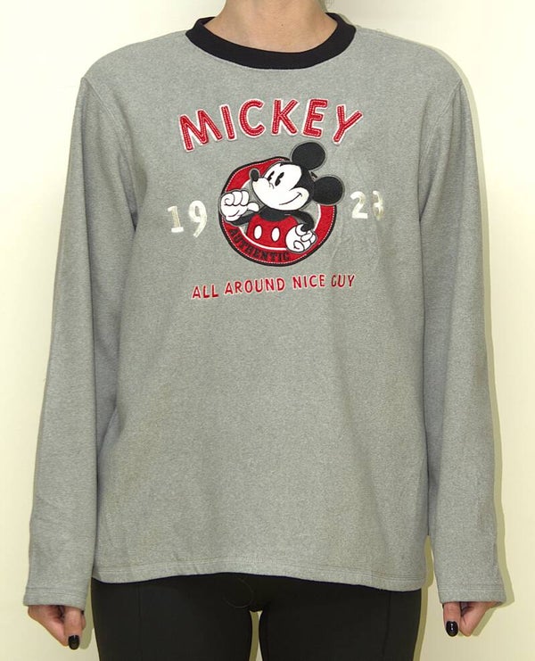 Grijze fleecetrui Mickey Mouse [Disney]