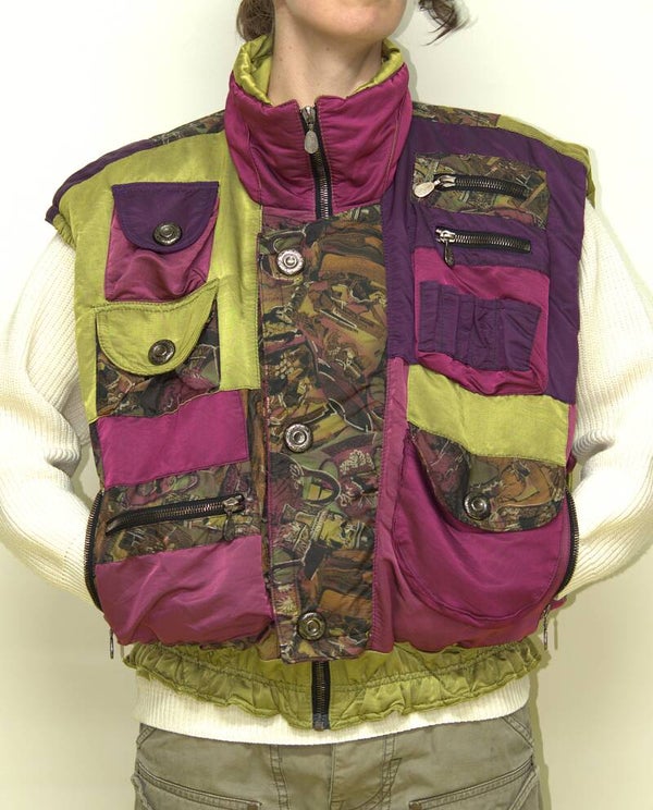 Kleurrijke bodywarmer [Creact]