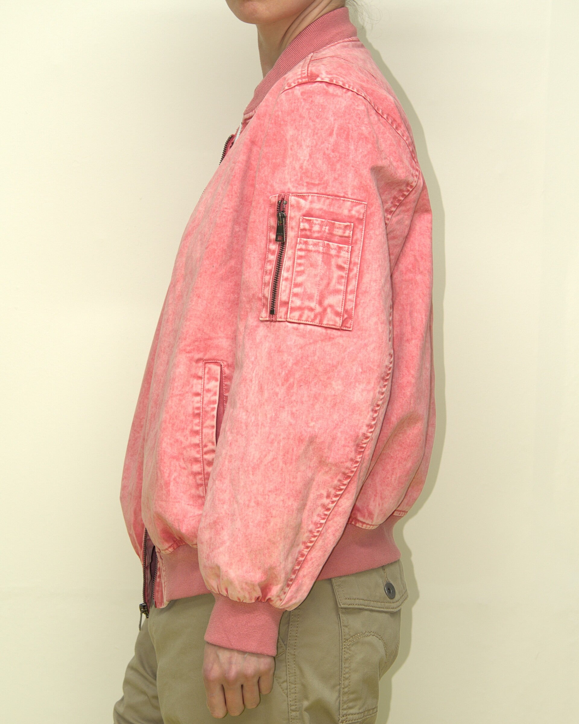 Roze denim bomber [Levi's]