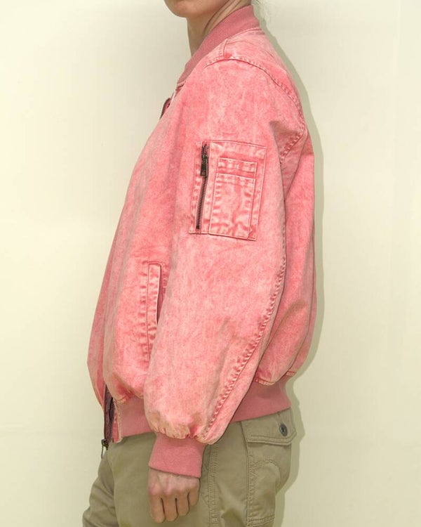 Roze denim bomber [Levi's]
