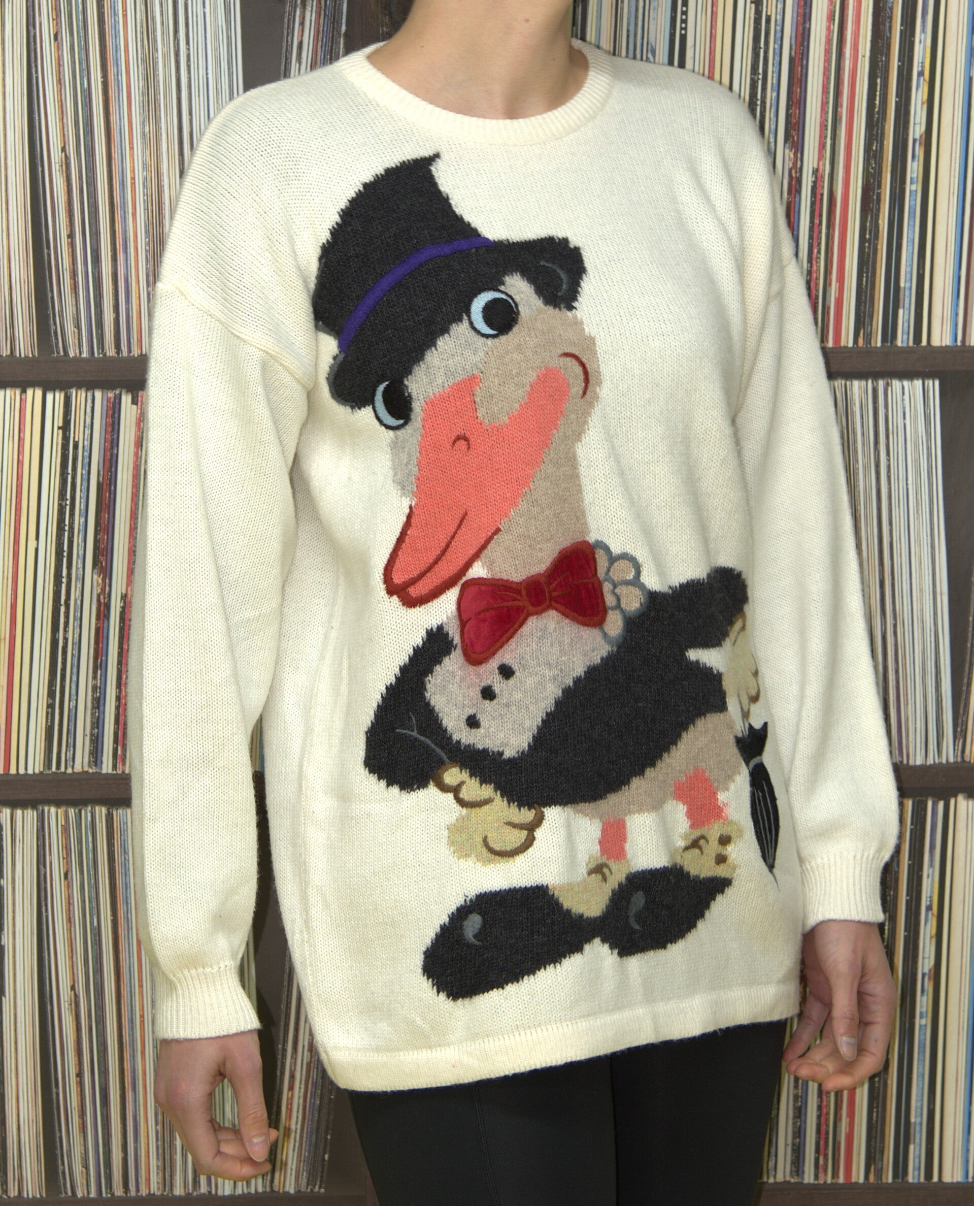 Witte trui met kekke eend [Vanita]