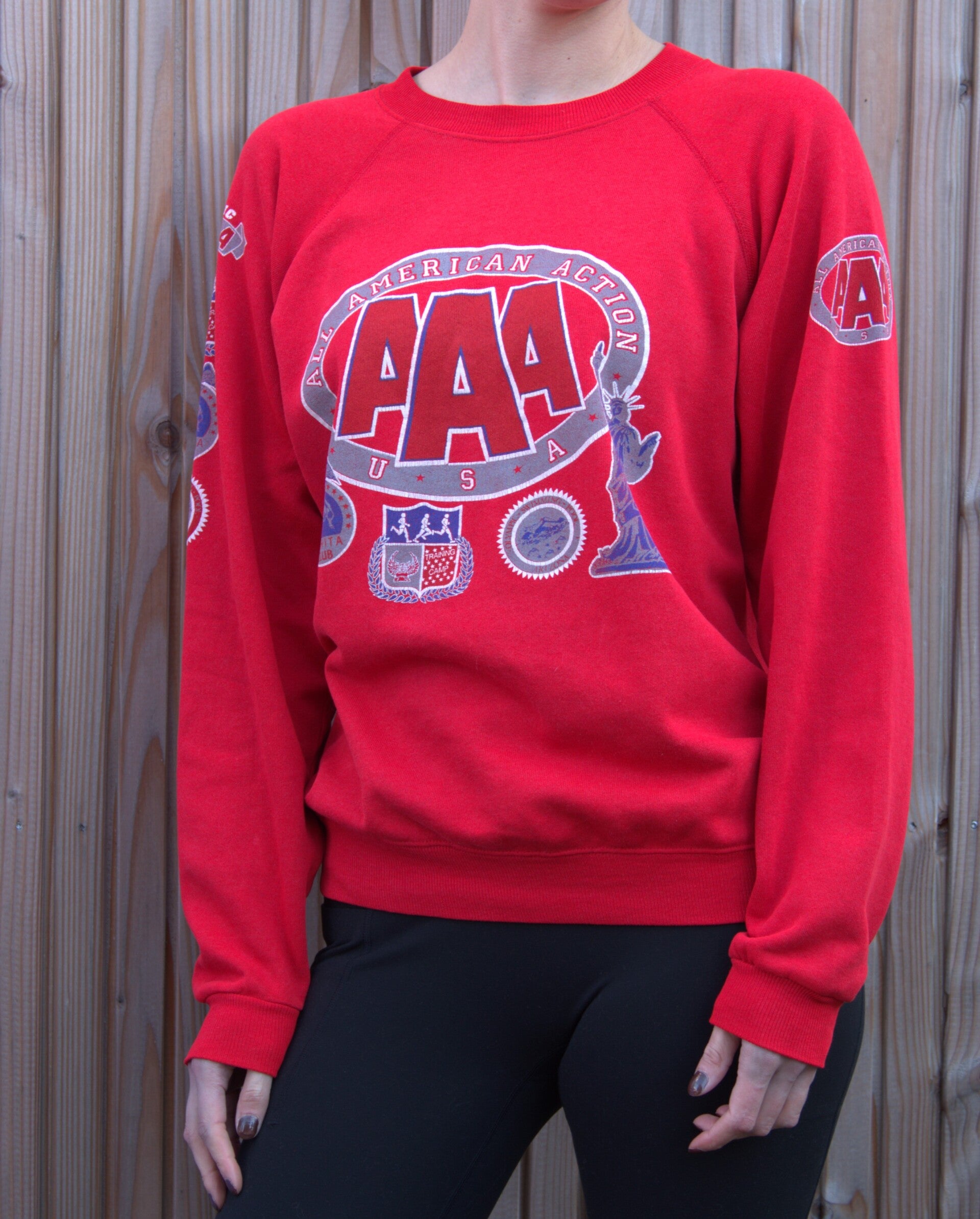 Sportieve '80s crewneck sweater [Hanes]