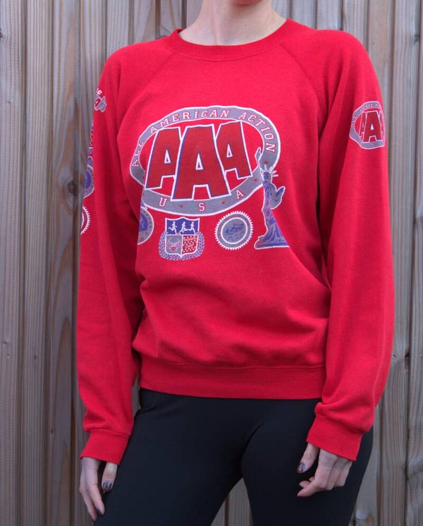 Sportieve '80s crewneck sweater [Hanes]