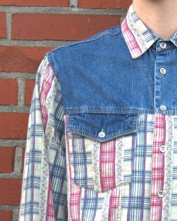 Vintage geruite blouse [PEMCO]