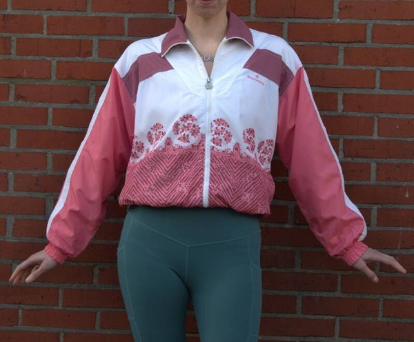 Roze/witte windbreaker [Boomerang]