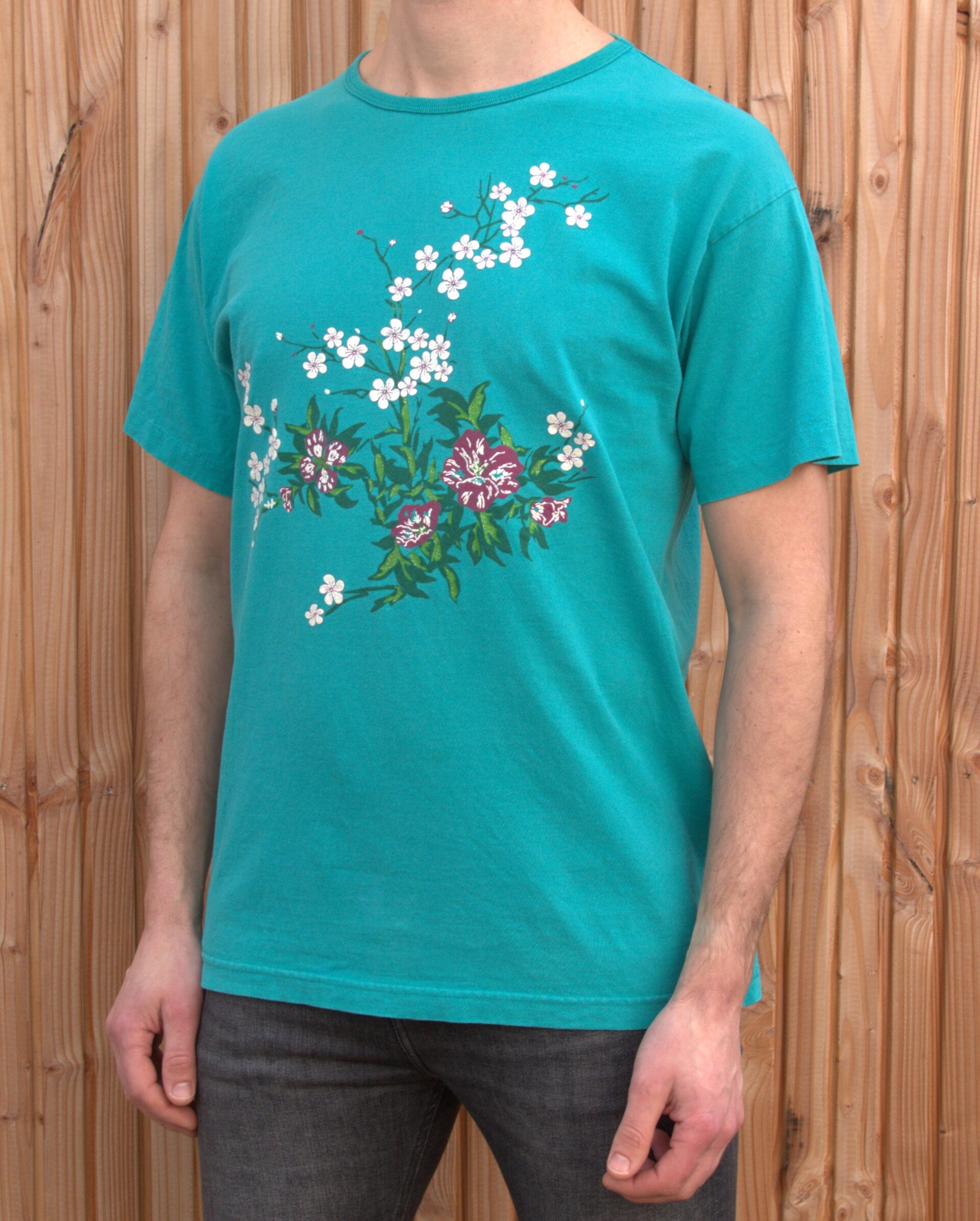 Single stitch kersenbloesem t-shirt [Murina]