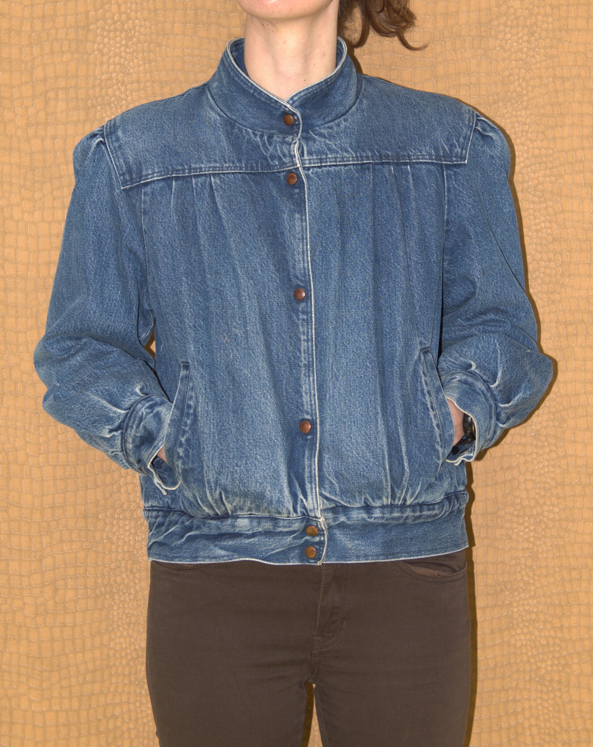 Vintage Uruguyaans denim jas