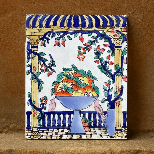 Handbeschilderde Decoratieve Keramische Tegel