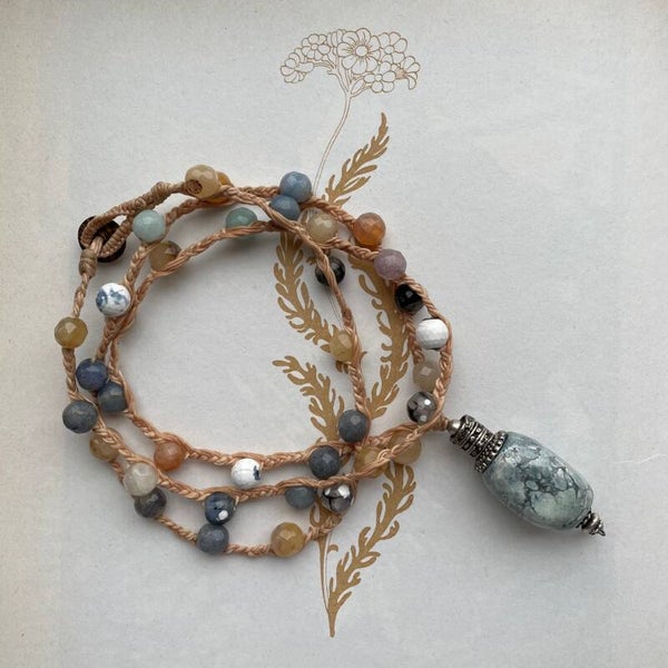 Vintage Ketting Edelstenen