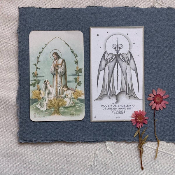 Vintage Set Bidprentjes