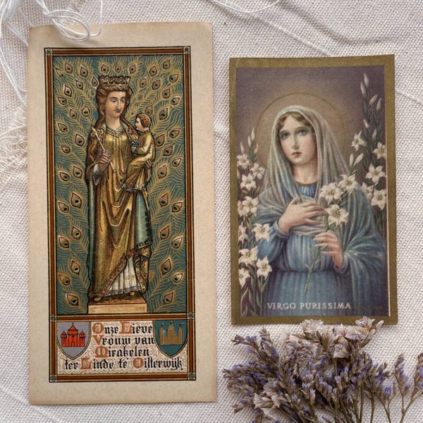 Vintage Set Bidprentjes