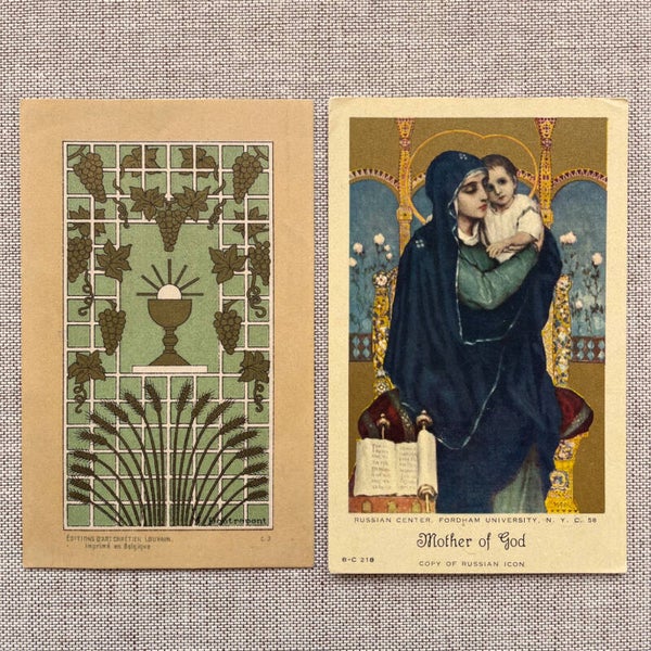Vintage Set Bidprentjes