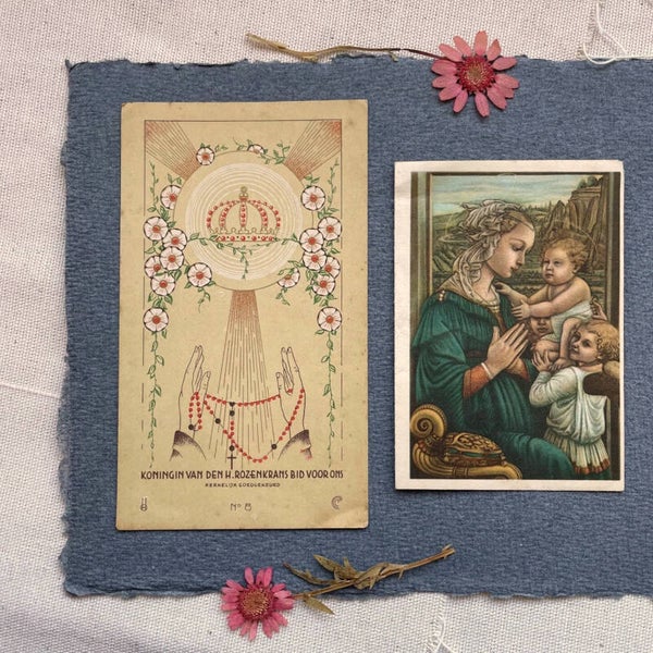 Vintage Set Bidprentjes