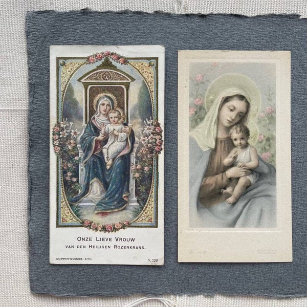 Vintage Set Bidprentjes