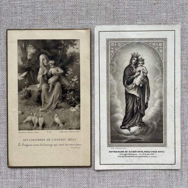 Vintage Set Bidprentjes